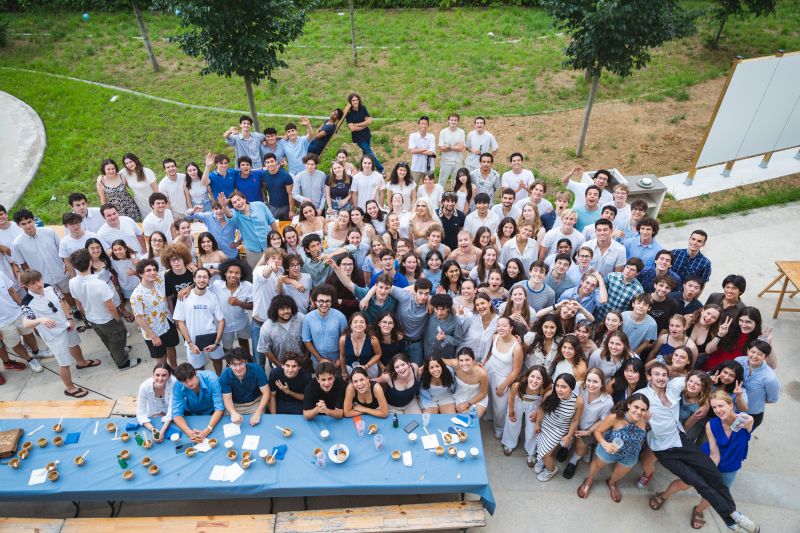 The Bachelor of Science cohort gathered together